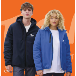 Veste sofshell zippée