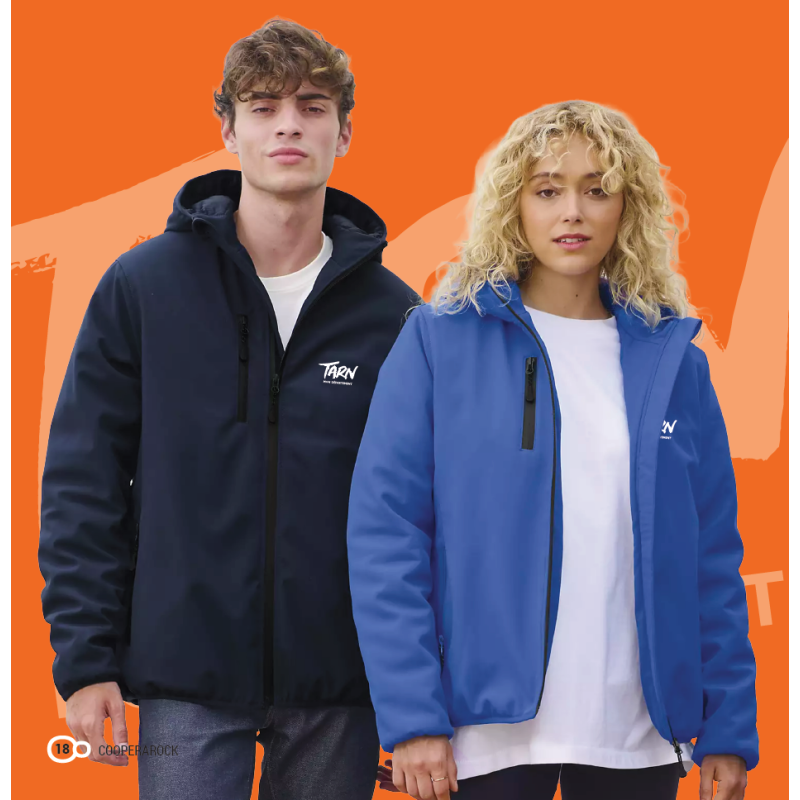 Veste sofshell zippée